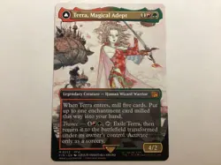MTG Final Fantasy TERRA, MAGICAL ADEPT Borderless NM (BIN) Graded Power - Image 1
