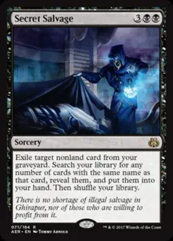 Secret Salvage - Near Mint MTG Aether Revolt - Image 1