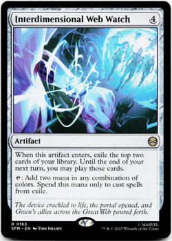 Interdimensional Web Watch [Marvel's Spider-Man] MTG Magic NM/M *Ships Now!* - Image 3