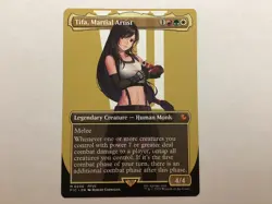 MTG Final Fantasy TIFA, MARTIAL ARTIST Borderless NM (BIN) Graded Power - Image 1