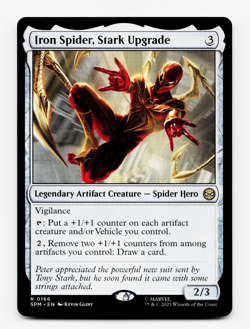 Iron Spider, Stark Upgrade [Marvel's Spider-Man] MTG Magic NM/M *Ships Now!* - Image 1
