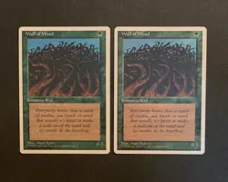 Magic: The Gathering Wall of Wood 4th Edition 1995 MTG x2 - Image 1