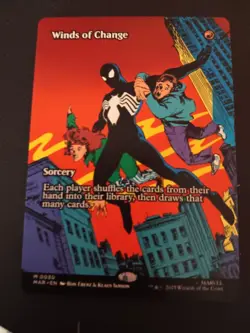 Winds of Change 0030 Borderless M MTG Spider-Man NM/M - Image 1