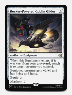 Rocket-Powered Goblin Glider [Marvel's Spider-Man] MTG Magic NM/M - Image 3