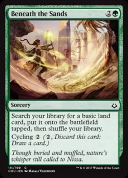 Beneath the Sands - Near Mint MTG Hour of Devastation - Image 1