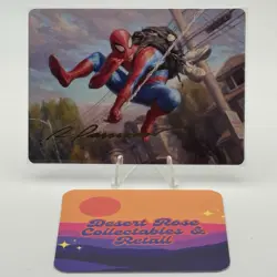 MTG Marvel Spider-Man Art Card, Spider-Man, Web-Slinger 4/54 Gold Signature - Image 1