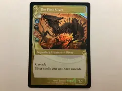 MTG SLD Future Sight THE FIRST SLIVER Foil NM (BIN) Graded Power - Image 1
