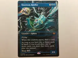 MTG Edge Of Eternities QUANTUM RIDDLER Borderless NM (BIN) Graded Power - Image 1