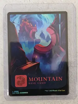 MTG Mountain #290 Foil The Lost Caverns of Ixalan (LCI) Magic Card Land NM - Image 4