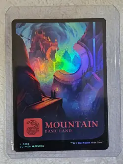 MTG Mountain #290 Foil The Lost Caverns of Ixalan (LCI) Magic Card Land NM - Image 5