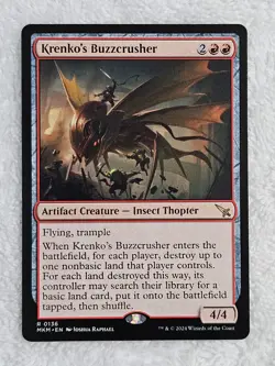 MTG Krenko's Buzzcrusher #136 Murders at Karlov Manor Magic Card Rare NM - Image 1