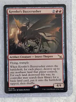 MTG Krenko's Buzzcrusher #136 Murders at Karlov Manor Magic Card Rare NM - Image 4
