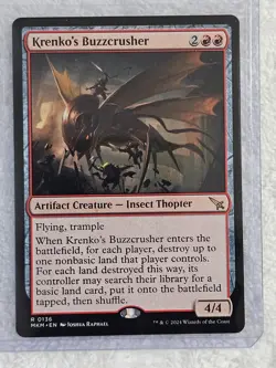MTG Krenko's Buzzcrusher #136 Murders at Karlov Manor Magic Card Rare NM - Image 5