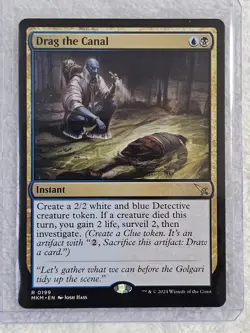 MTG Drag the Canal #199 Murders at Karlov Manor Magic Card Rare NM - Image 5