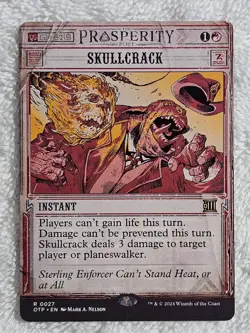 MTG Skullcrack Outlaws of Thunder Junction (OTJ) #27 Magic Card Rare NM - Image 1