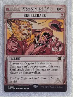 MTG Skullcrack Outlaws of Thunder Junction (OTJ) #27 Magic Card Rare NM - Image 5