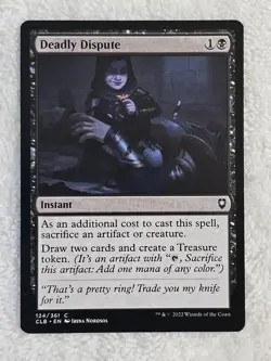 MTG Deadly Dispute #124 Battle for Baldur's Gate Magic Gathering Card NM - Image 2