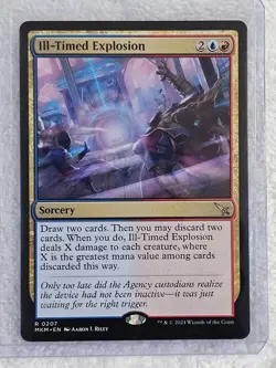 MTG Ill-Timed Explosion #207 Murders at Karlov Manor Magic Card Rare NM - Image 4
