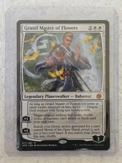 MTG Grand Master of Flowers #17 Adventures in the Forgotten Realms Mythic NM - Image 4