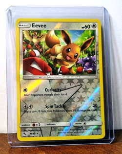 POKEMON EEVEE 48/68 REVERSE HOLO RARE HIDDEN FATES NM NEAR MINT - Image 5