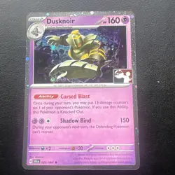 Play! Pokemon Prize Pack Series 7 Shrouded Fable Cosmo Holo 020/064 Dusknoir - Image 1