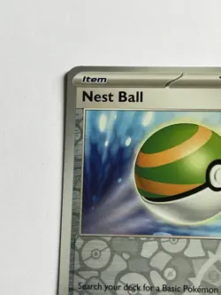 Nest Ball 181 / 198 Pokemon Scarlet & Violet Base 2023 Near Mint Reverse Holo - Image 5