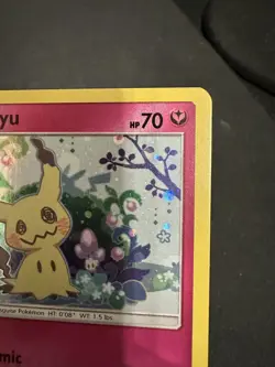 Pokemon TCG - Mimikyu Black Star Promo SM163 Holo - Sun & Moon Team Up Promo NM - Image 3