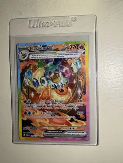 2025 POKEMON PRE EN-PRISMATIC EVOLUTIONS #146 FLAREON EX NM/POSSIBLE 10 - Image 2