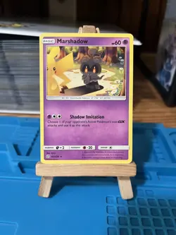 2019 POKEMON TCG MARSHADOW 103/236 Cosmic Eclipse Non Holo RARE NM Pikachu - Image 1