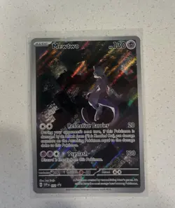 “Batman” Mewtwo 52 SVP Black Star Promo 151 UPC Pokemon illustration rare - Image 1