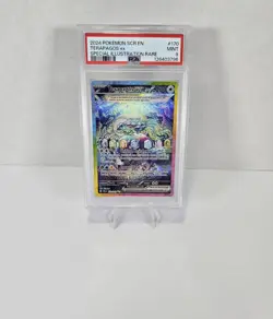 2024 POKEMON SCR EN-STELLAR CROWN SPECIAL ILLUSTRATION RARE TERAPAGOS EX PSA 9 - Image 1