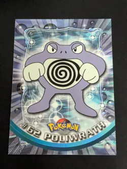 Poliwrath - Pokemon - #62 - Topps - TV Animation Edition Black NM - Image 1