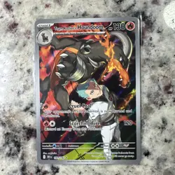Team Rockets Houndoom 191/182 Destined Rivals Ultra Rare NM Pokemon TCG - Image 1