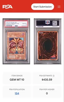 Exodia the Forbidden One PSA 10 Starter 1999 Yugioh Japan Rare Card - Image 3
