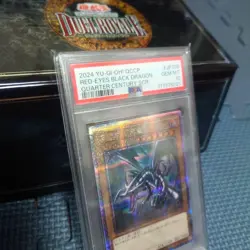 Red Eyes Black Dragon PSA 10 25th Quarter Century QCCP JP108 Yugioh - Image 2