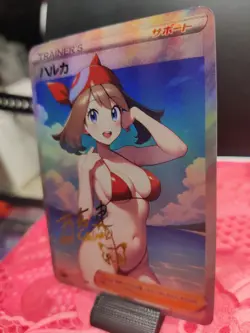 Pokemon May Anime Waifu Sexy Doujin ACG DIY Trainer Art card - Image 4