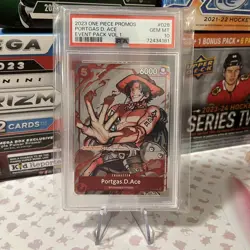 Portgas D Ace P-028 Event Pack One Piece Card Game English GEM MT PSA 10 🔥🔥 - Image 1