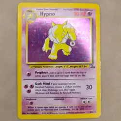 Hypno 23/62 Rare Fossil Non Holo Pokemon Card LP Lightly Played - Image 1