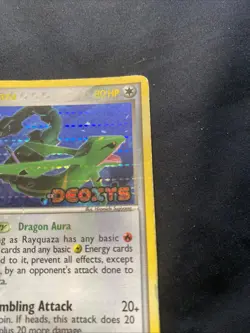 Rayquaza 22/107 EX Deoxys Pokemon Card Reverse Holo Foil Rare HP - Image 3