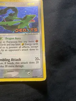 Rayquaza 22/107 EX Deoxys Pokemon Card Reverse Holo Foil Rare HP - Image 4