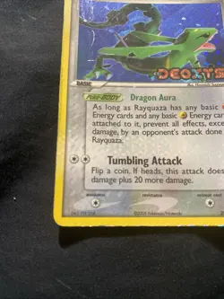 Rayquaza 22/107 EX Deoxys Pokemon Card Reverse Holo Foil Rare HP - Image 5