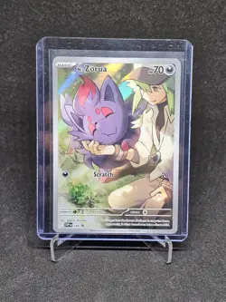 N’s Zorua SVP 189 Scarlet & Violet Promo Pokemon Card Mint NM Rare - Image 1