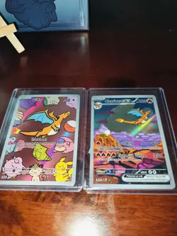 🔥Fan Art_ Two Cards- After Skool Hobby Kids Charizard!!! - Image 1