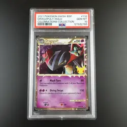 PSA 10 Dragapult SWSH 132 Pokemon Celebrations Promo Holo Graded Card - Image 1