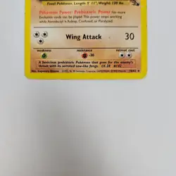 Pokemon TCG Aerodactyl 16/62 Fossil Rare Non-Holo Card -HP - Image 3