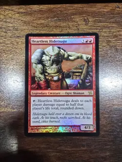 Magic The Gathering Betrayers Of Kamigawa Foil Heartless Hidetsugu LP MTG Card - Image 1