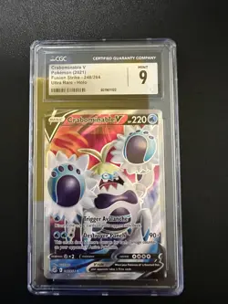 Pokemon Graded Cards Leafeon, Crabominable, Tangela, Raboot - Image 3