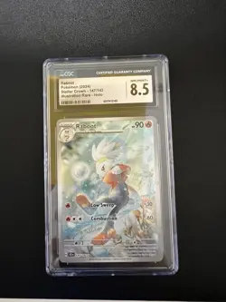 Pokemon Graded Cards Leafeon, Crabominable, Tangela, Raboot - Image 5