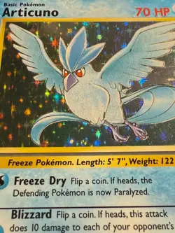 Legendary Birds Pokemon Card Collection Lot Vintage Holos Wotc Fossil Base Set - Image 3