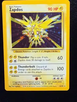 Legendary Birds Pokemon Card Collection Lot Vintage Holos Wotc Fossil Base Set - Image 4